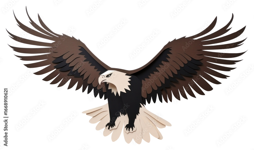Obraz premium PNG Eagle animal flying bird.