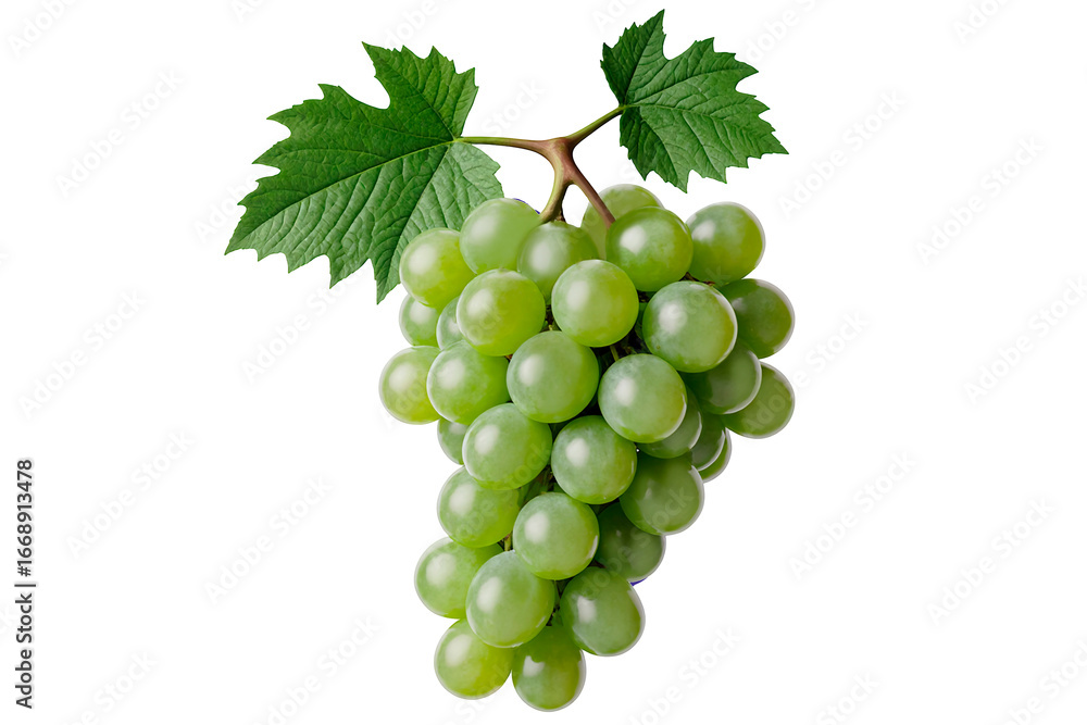 Obraz premium bunch of green grapes