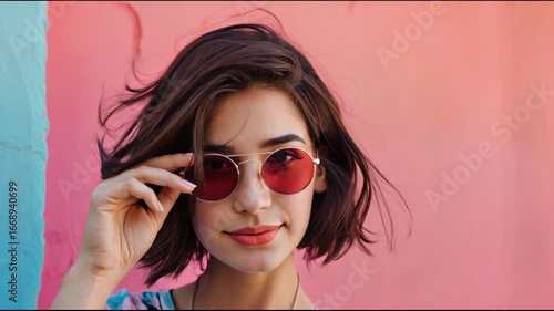 young girl on vacation	