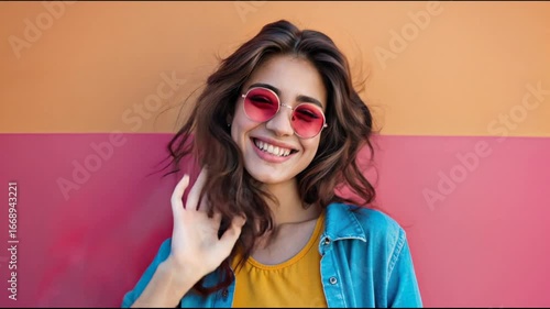 young girl on vacation	