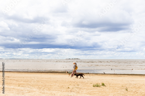 Photography professional dog walker