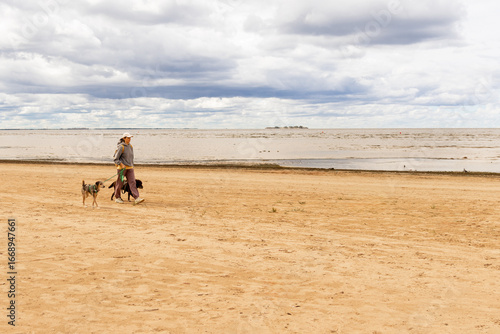 Photography professional dog walker