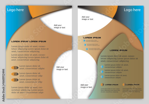 modern flayer design template 