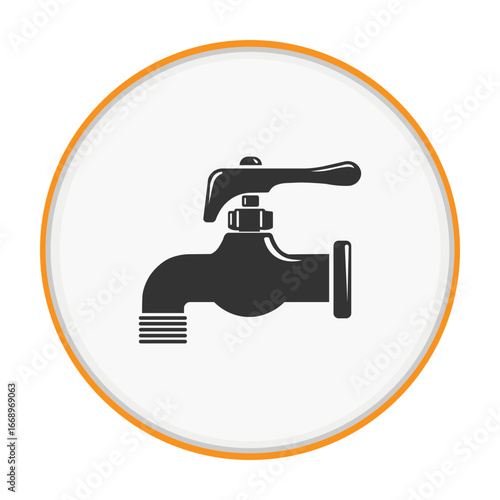 Water Tap Vector Icon