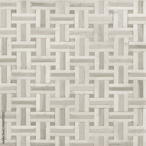 seamless pattern of woven basket