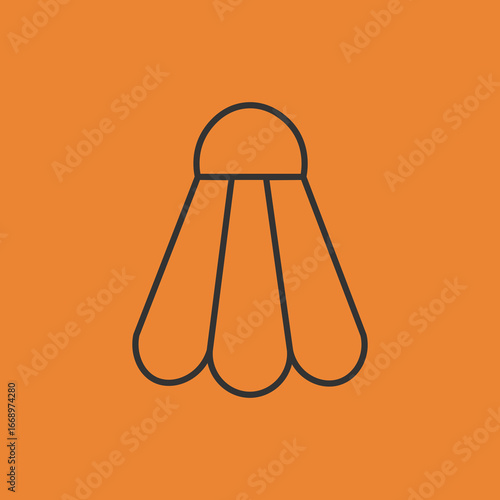 Badminton Shuttlecock Icon