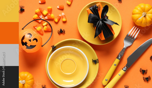 Festive table setting for H...