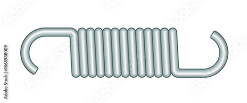 Tension coil spring