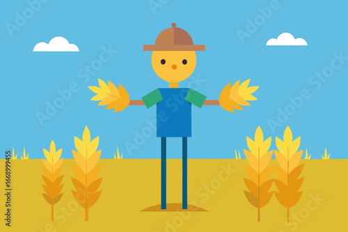 A cartoon beach with large sand dunes vector illustration