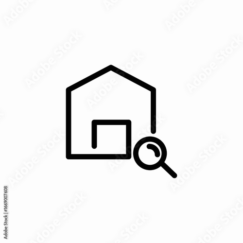 search house icon sign vector