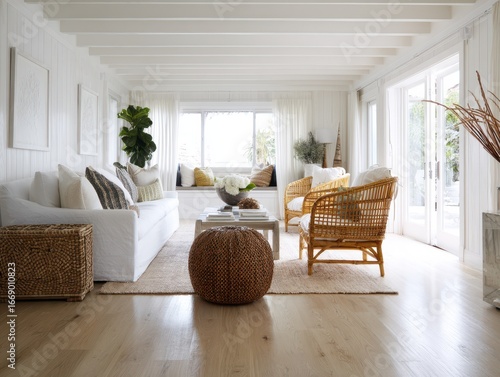 A bright and airy living ar...