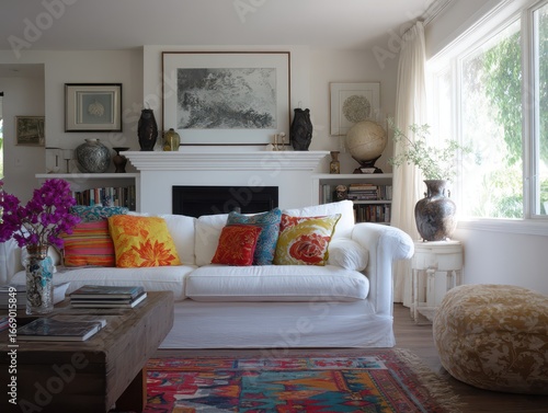 A bright and airy living ro...