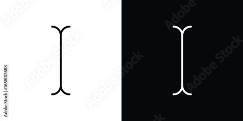 Cursor text icons, vector best stroke icon EPS