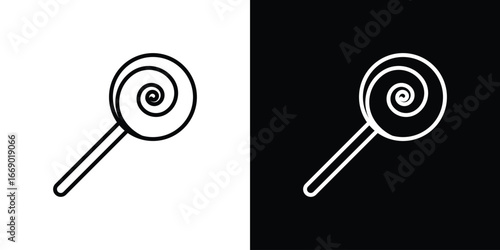 Candy icons, vector best stroke icon EPS