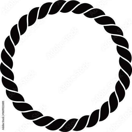 綱の円形フレーム