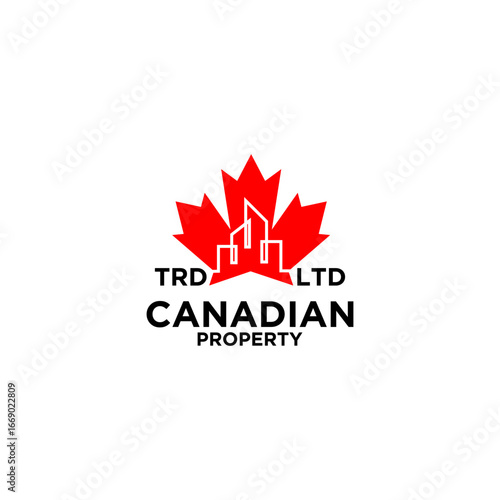 premium canadian property logo design