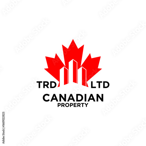 premium canadian property logo design