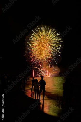 Fuochi di artificio- giochi di luce