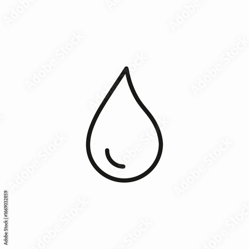 one drop icon sign vector