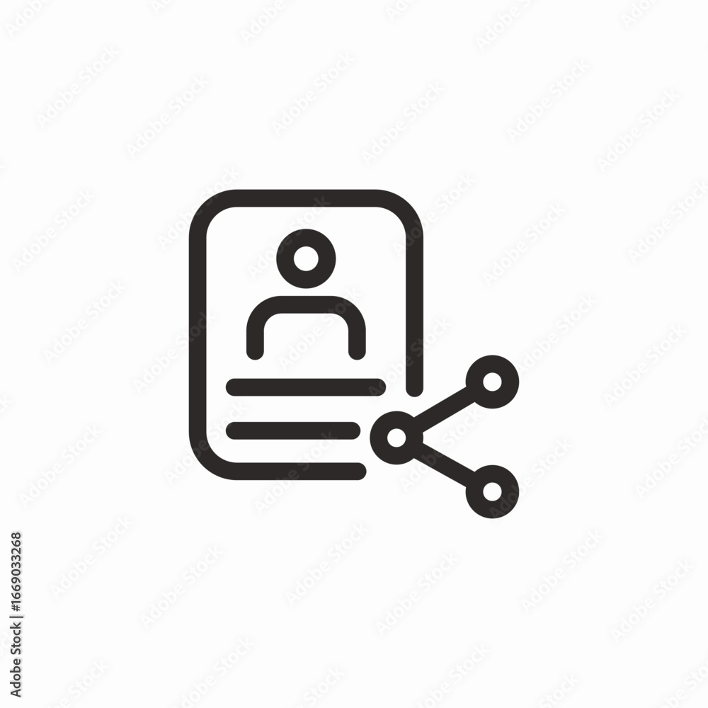 shared profile icon sign vector shared profile icon sign vector