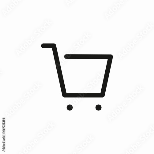 shopping cart icon sign vector