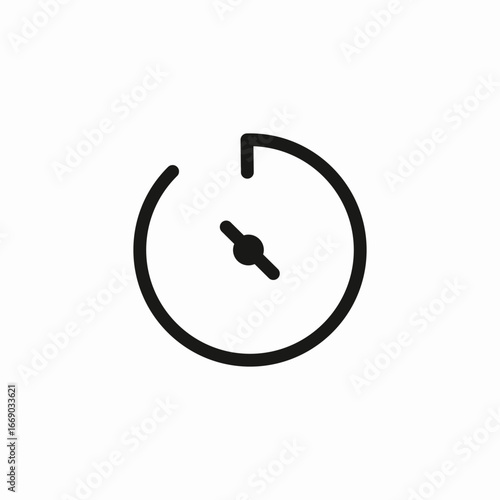 waiting time icon sign vector