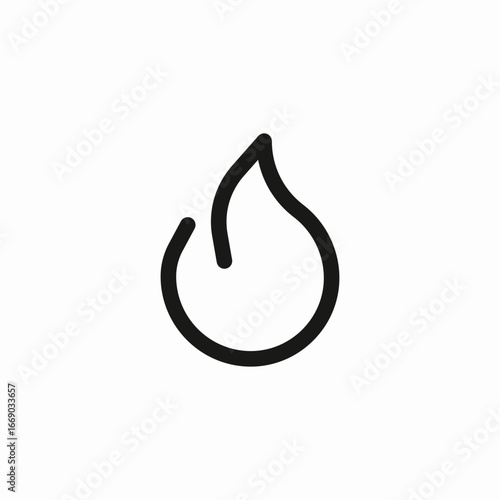water drop icon sign vector