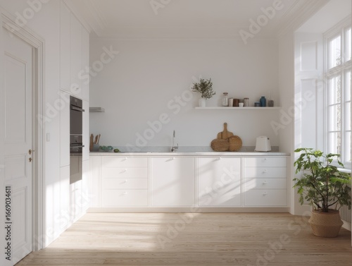 A bright, sunlit modern kit...