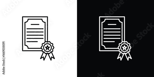 Patented icon. Signs and symbols for mobile app, UI, UX