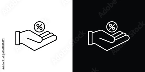 Interest icon. Signs and symbols for mobile app, UI, UX