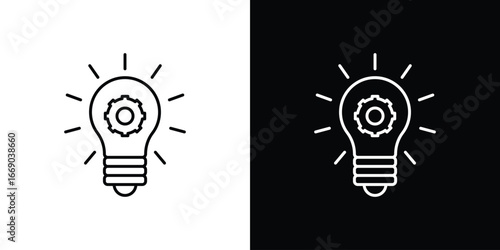 Innovation icon. Signs and symbols for mobile app, UI, UX