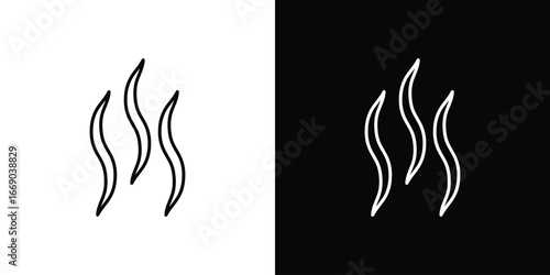 Heat icon. Signs and symbols for mobile app, UI, UX