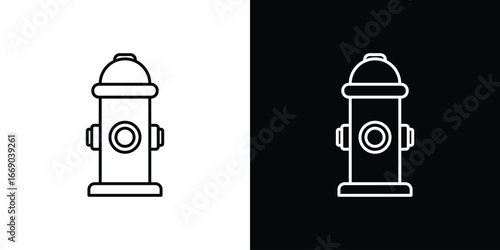 Fire hydrant icon. Signs and symbols for mobile app, UI, UX