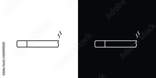 Cigarette icon. Signs and symbols for mobile app, UI, UX