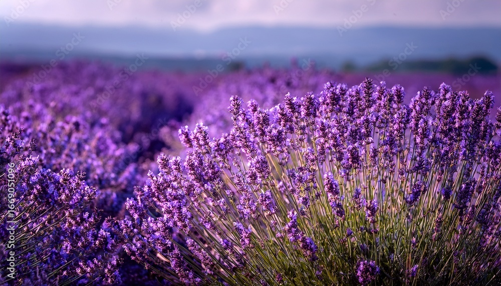 Obraz premium lavender flowers a study in pantone color 2022