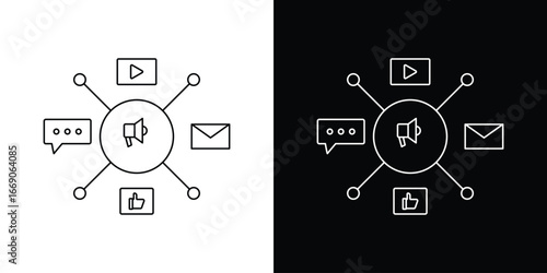Social campaign icon. Simple element illustration.