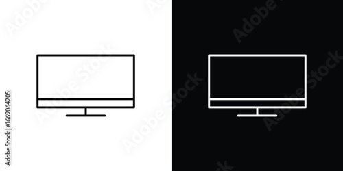 smart Television icon. Simple element illustration.