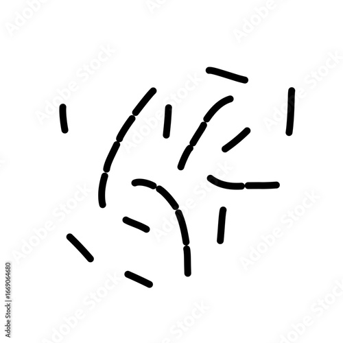 probiotic lactobacillus bacteria icon