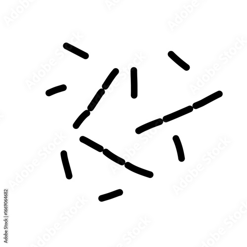 probiotic lactobacillus bacteria icon