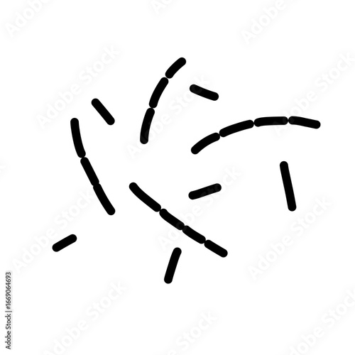 probiotic lactobacillus bacteria icon