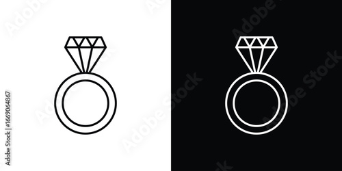 Ring icon. Simple element illustration.