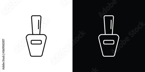 Nail polish icon. Simple element illustration.