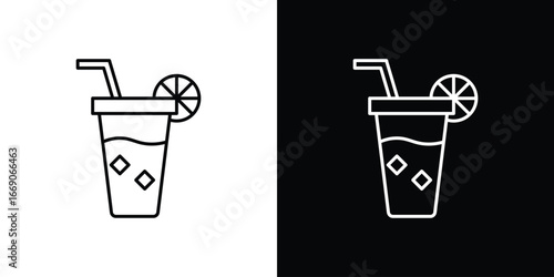 Lemonade icon. Simple element illustration.