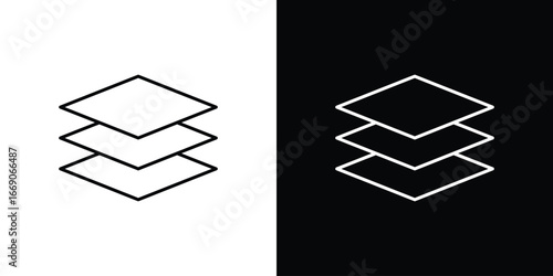 Layers icon. Simple element illustration.