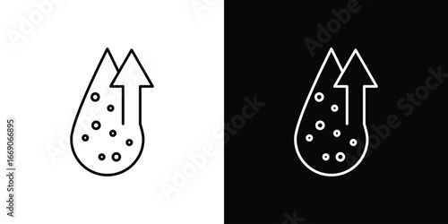 High cholesterol icon. Simple element illustration.