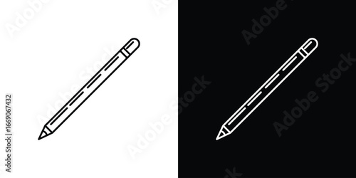 Eyeliner icon. Simple element illustration.