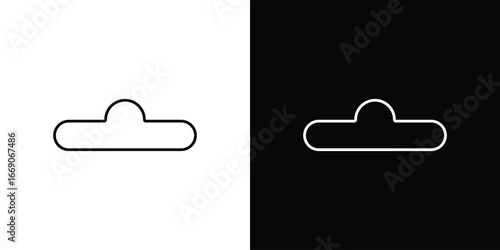 Euro hook icon. Simple element illustration.