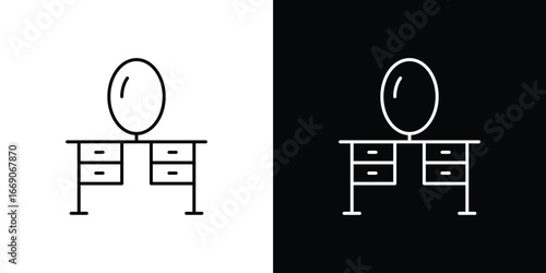 Dresser icon. Simple element illustration.