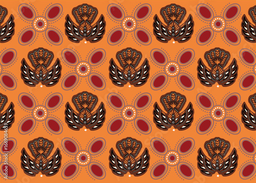 Very exclusive Indonesian batik motifs with various contemporary colors