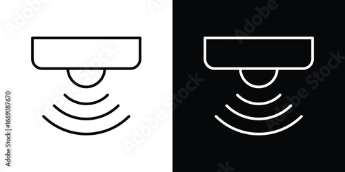 Sensor icon. Simple Minimal Pictogram. Vector